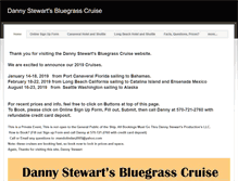 Tablet Screenshot of dannystewartsbluegrasscruise.com